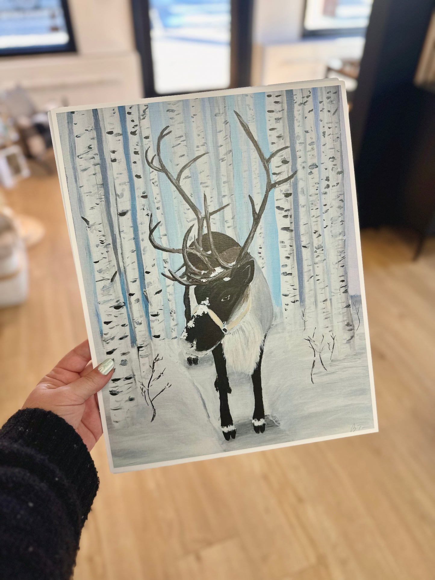 Ruby the Reindeer 11x14 Print by Anya Toelle
