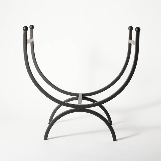 Semicircle Metal Log Holder