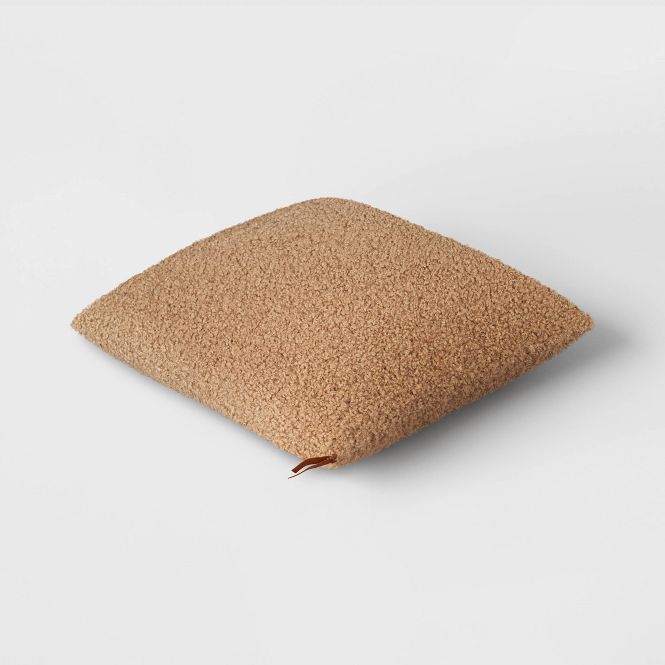 Oversized Teddy Boucle 24" x 24" Pillow