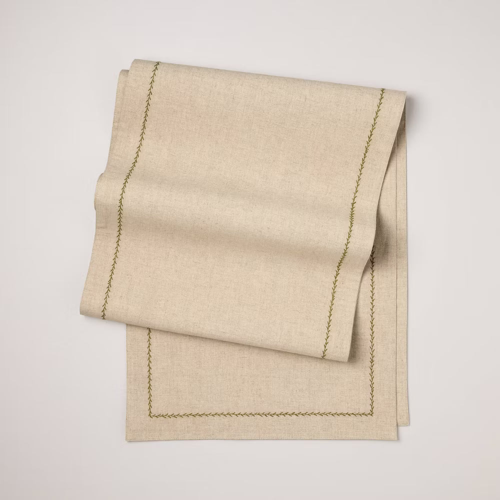 Ivy + Cream 72" x 14" Table Runner