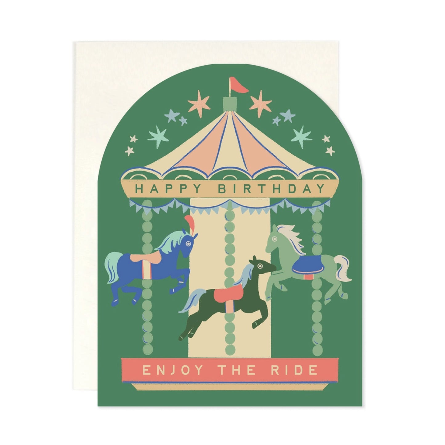 Enjoy the Ride Birthday Card by Amy Heitman