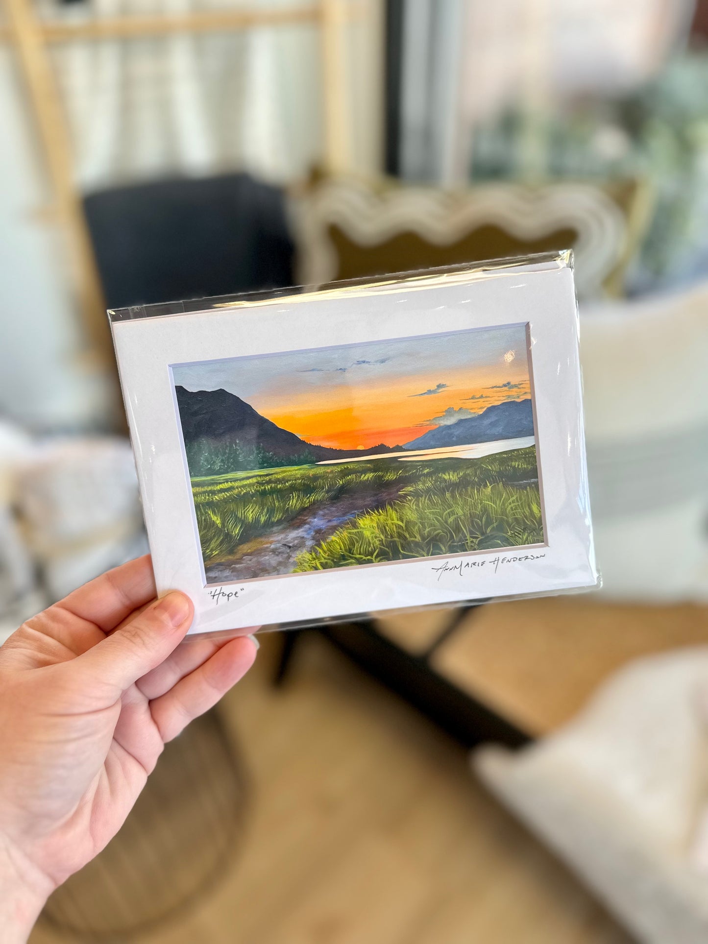 Hope 4x6 Matted Print by AnnMarie Henderson