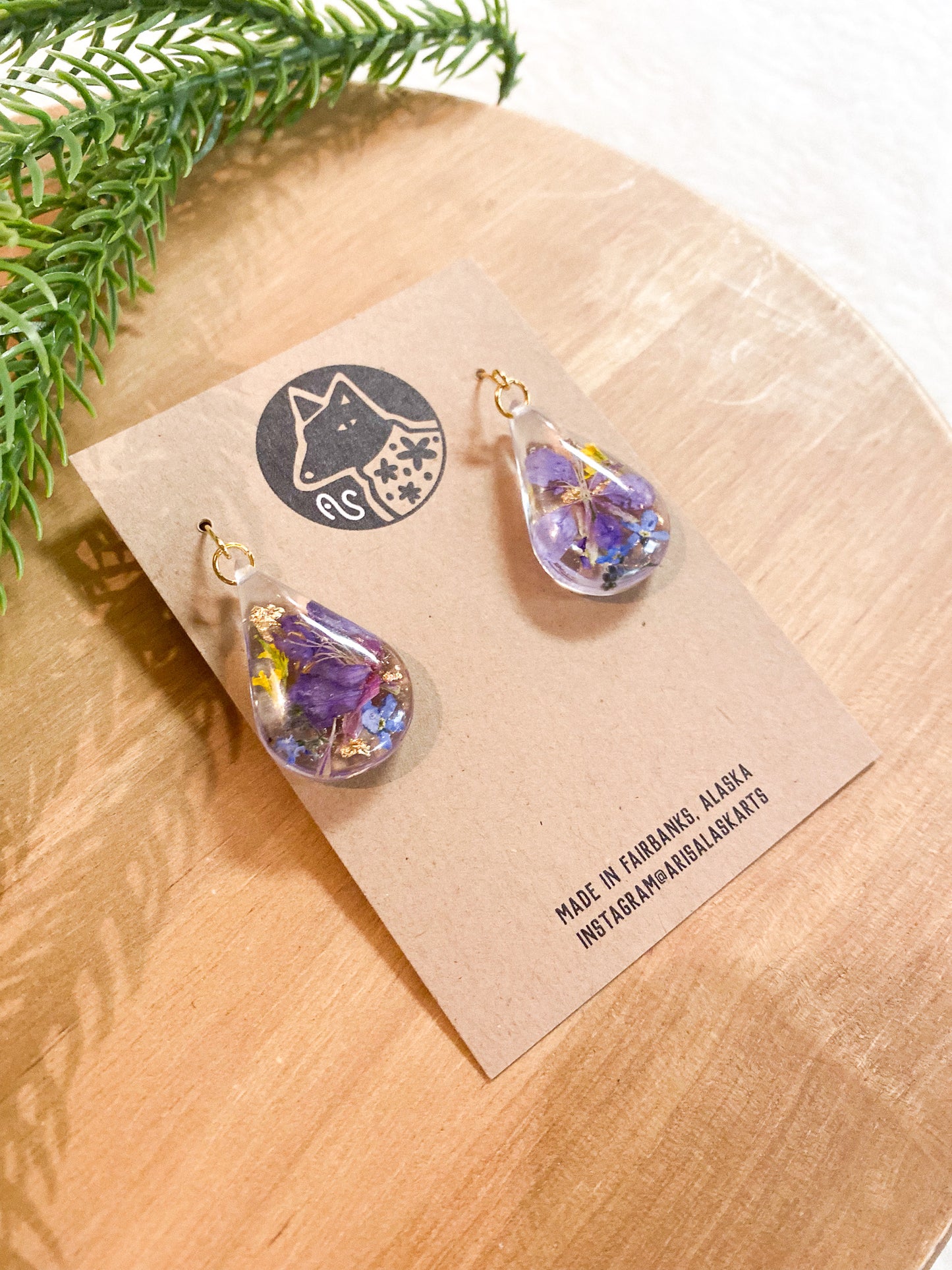 Wildflower Earrings #109 by Arisa Sasaki