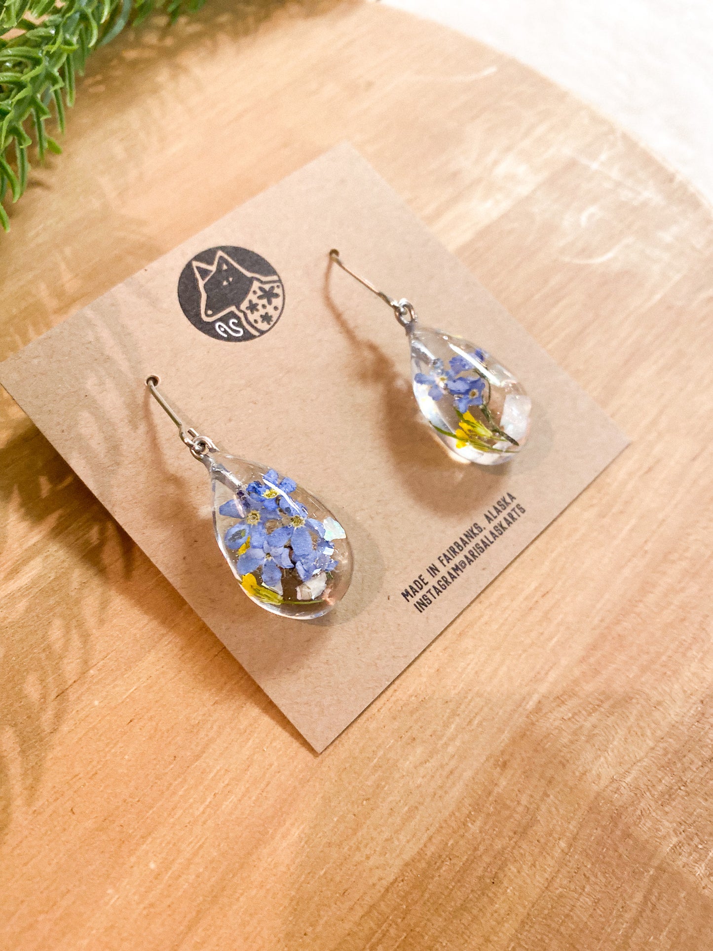 Forget-Me-Not Earrings #114 by Arisa Sasaki