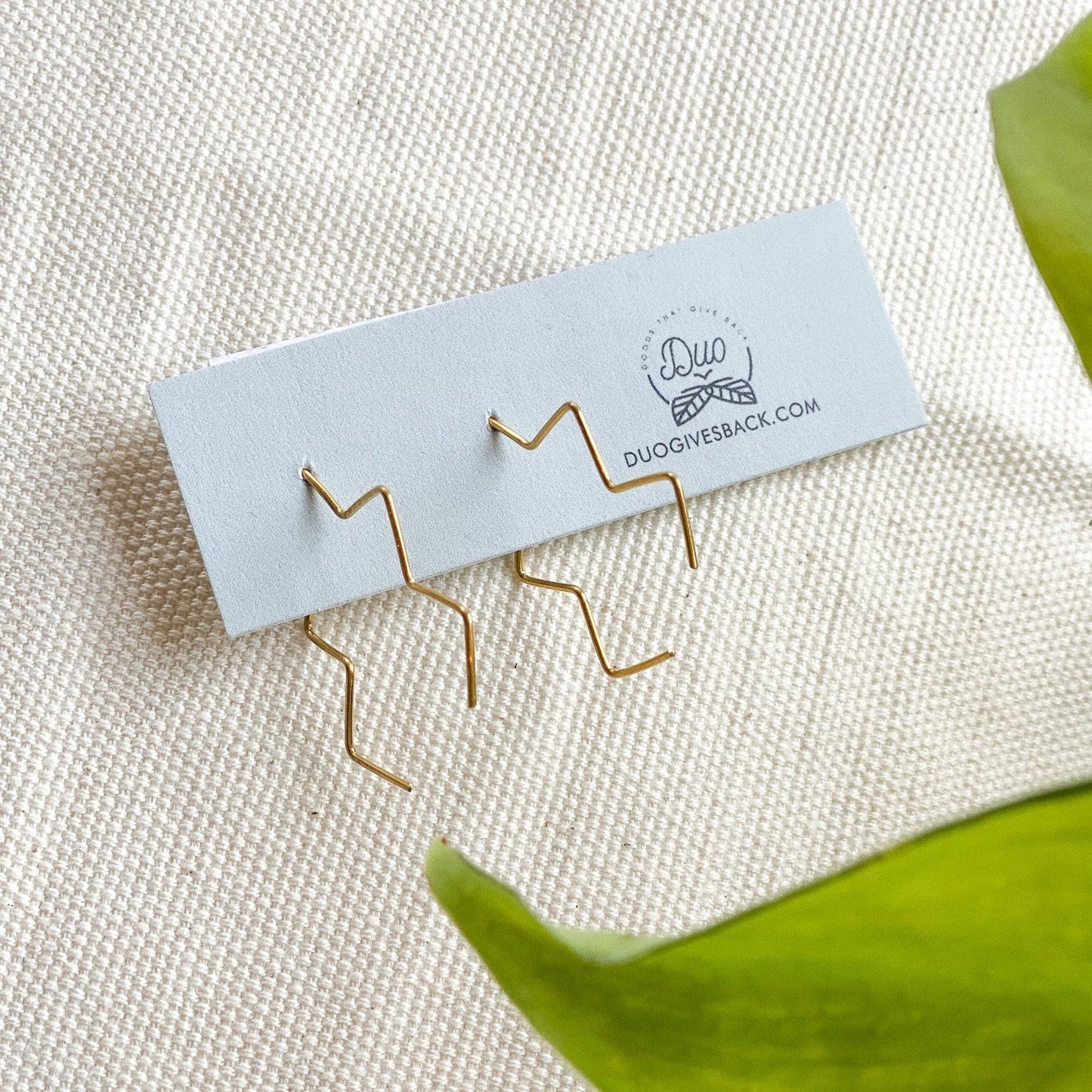 Stardust Open Hoop Earrings by DUO Goods