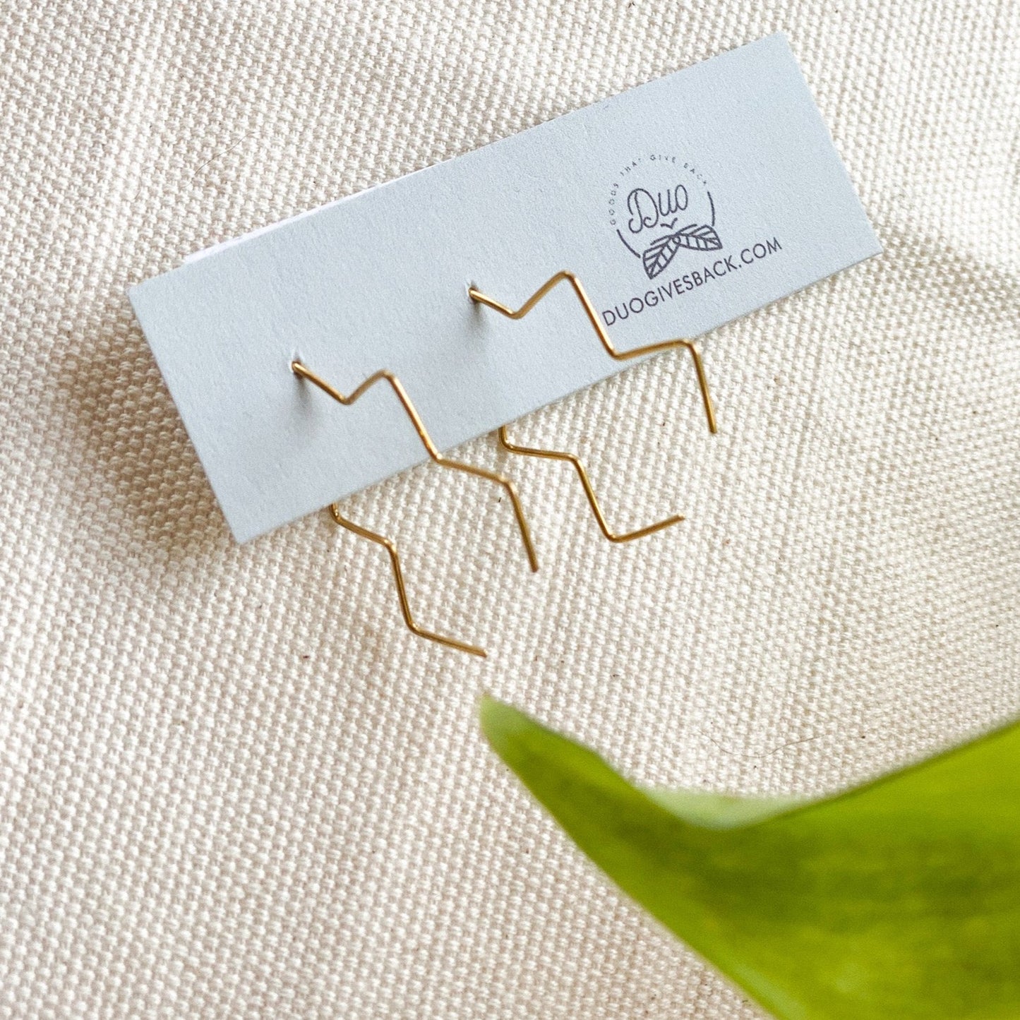 Stardust Open Hoop Earrings by DUO Goods