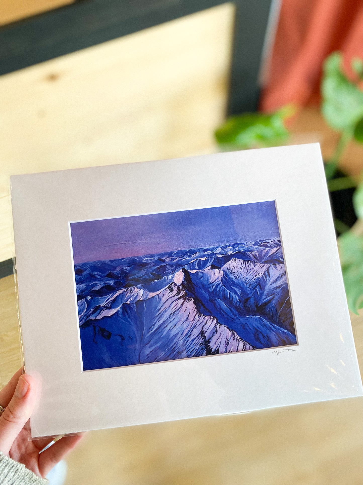 Alpine Glow 5x7 Print (matted 8x10) by Anya Toelle