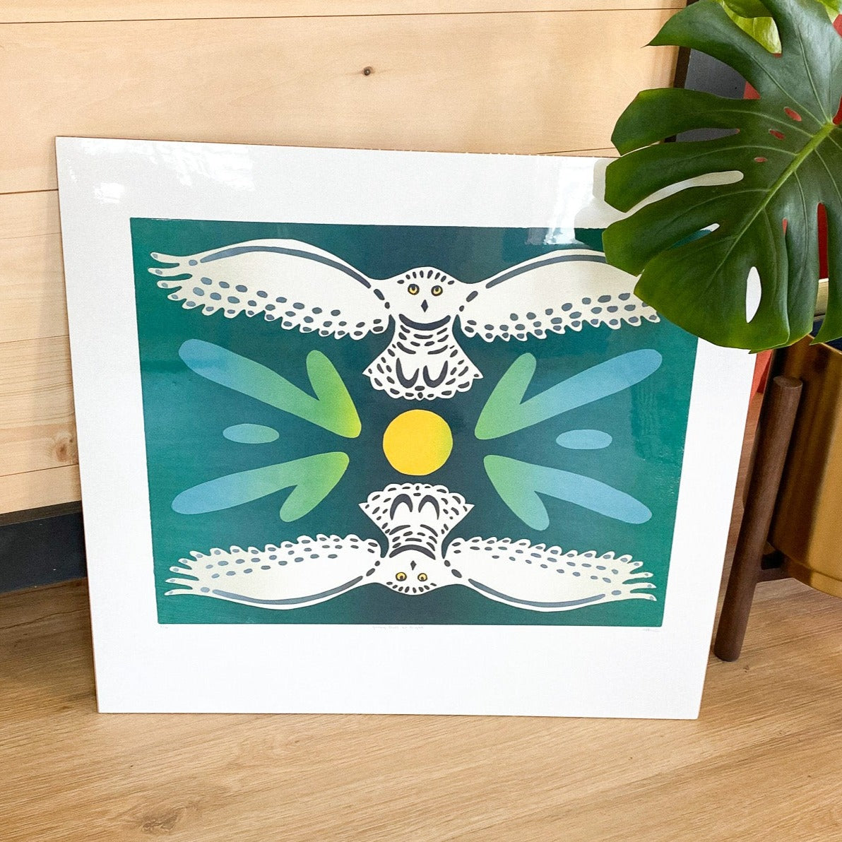 Owl 22x23.5 Print by Arisa Sasaki