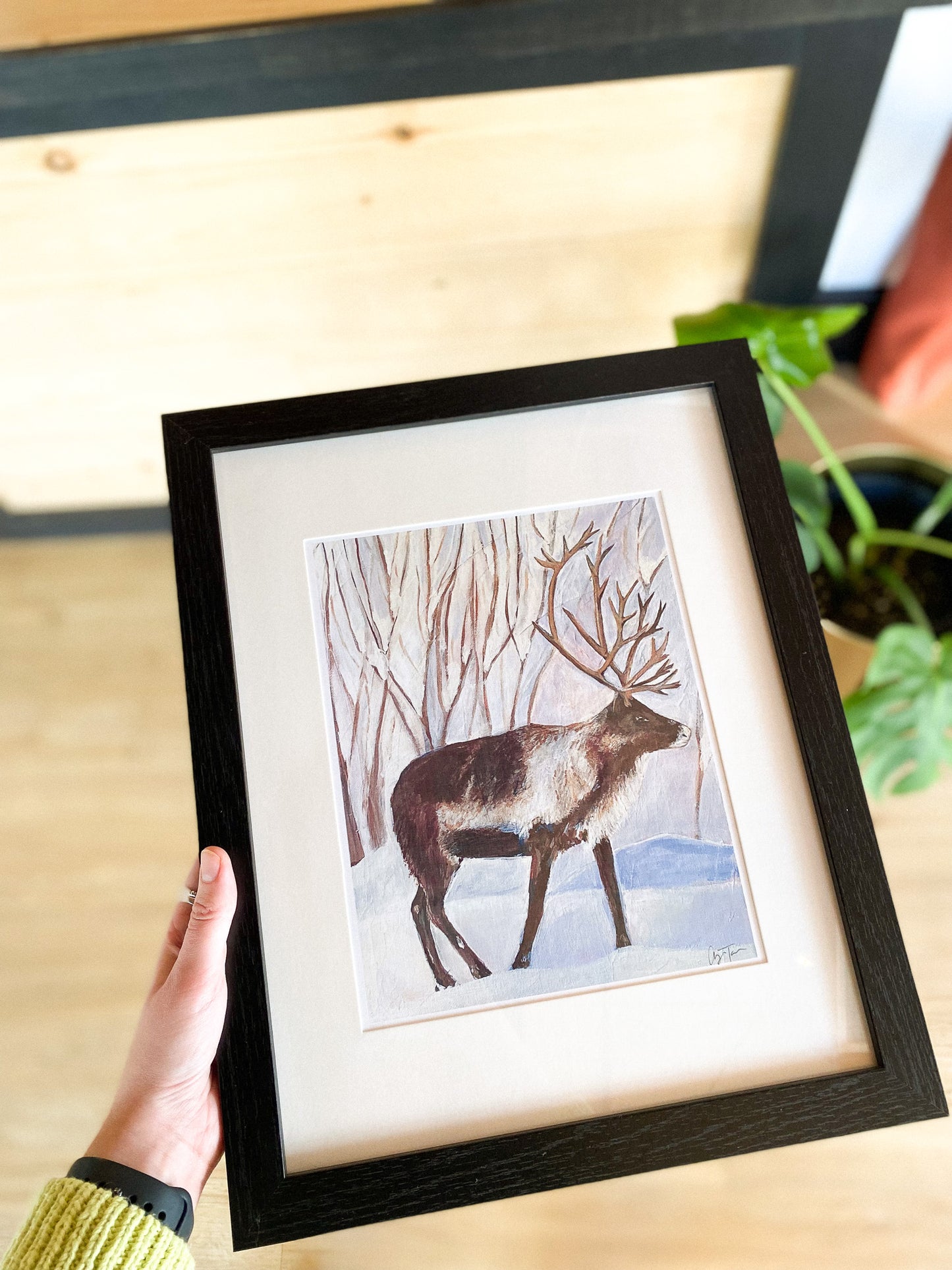 Winters Walk 8x10 Framed Print by Anya Toelle