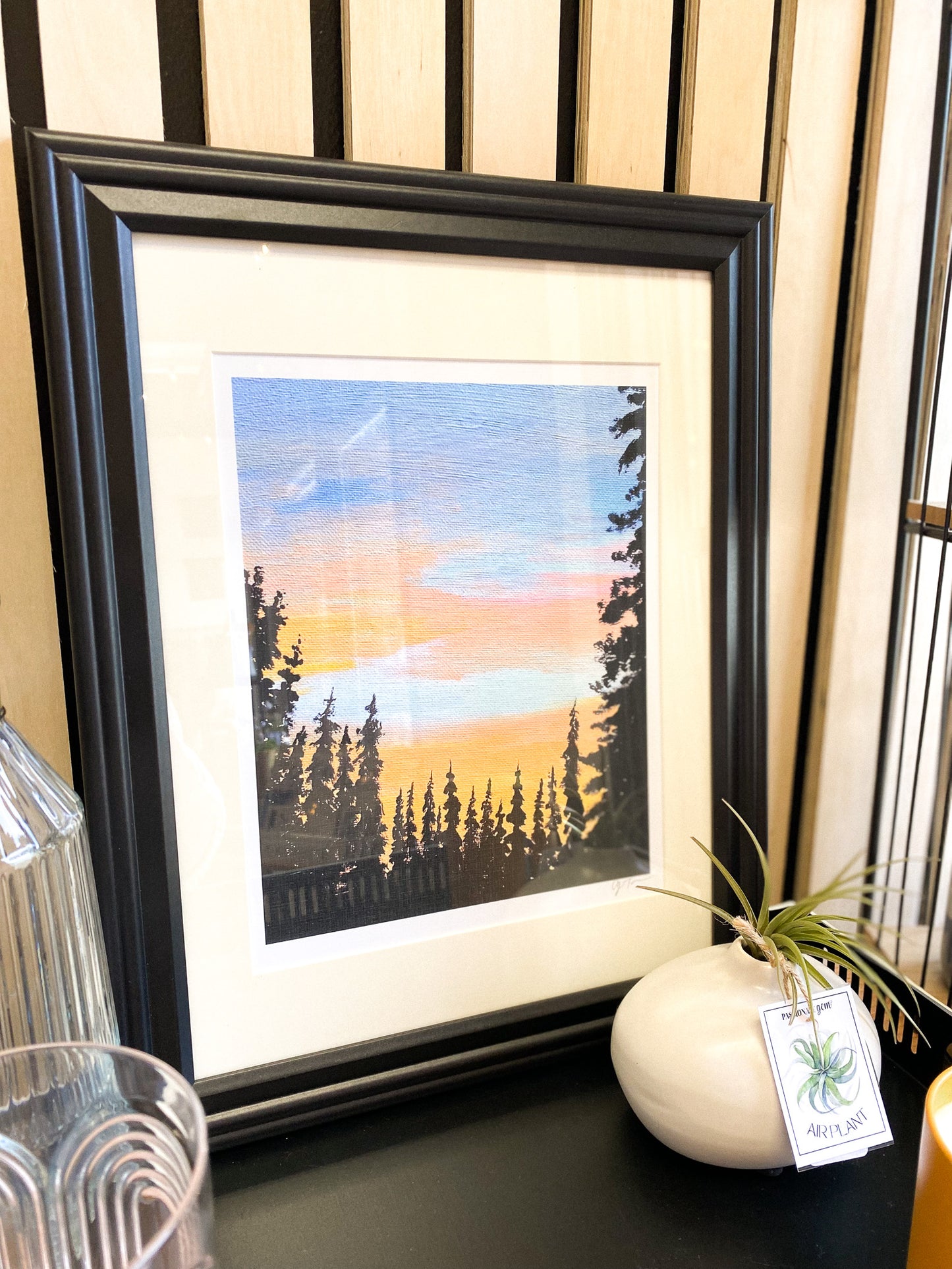 Summer Silhouette 8x10 Framed Print by Anya Toelle