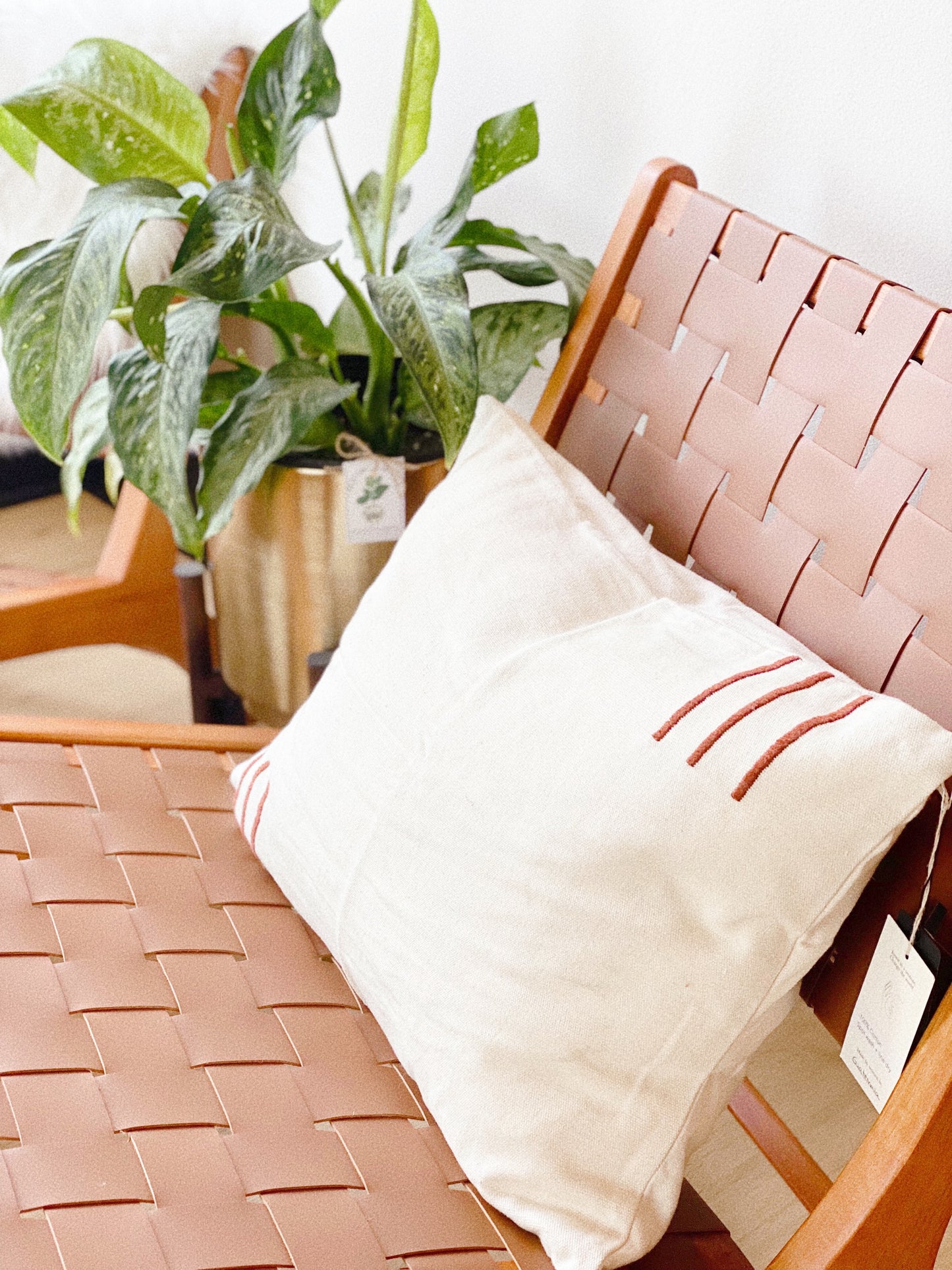 Vegan Leather Accent Chair