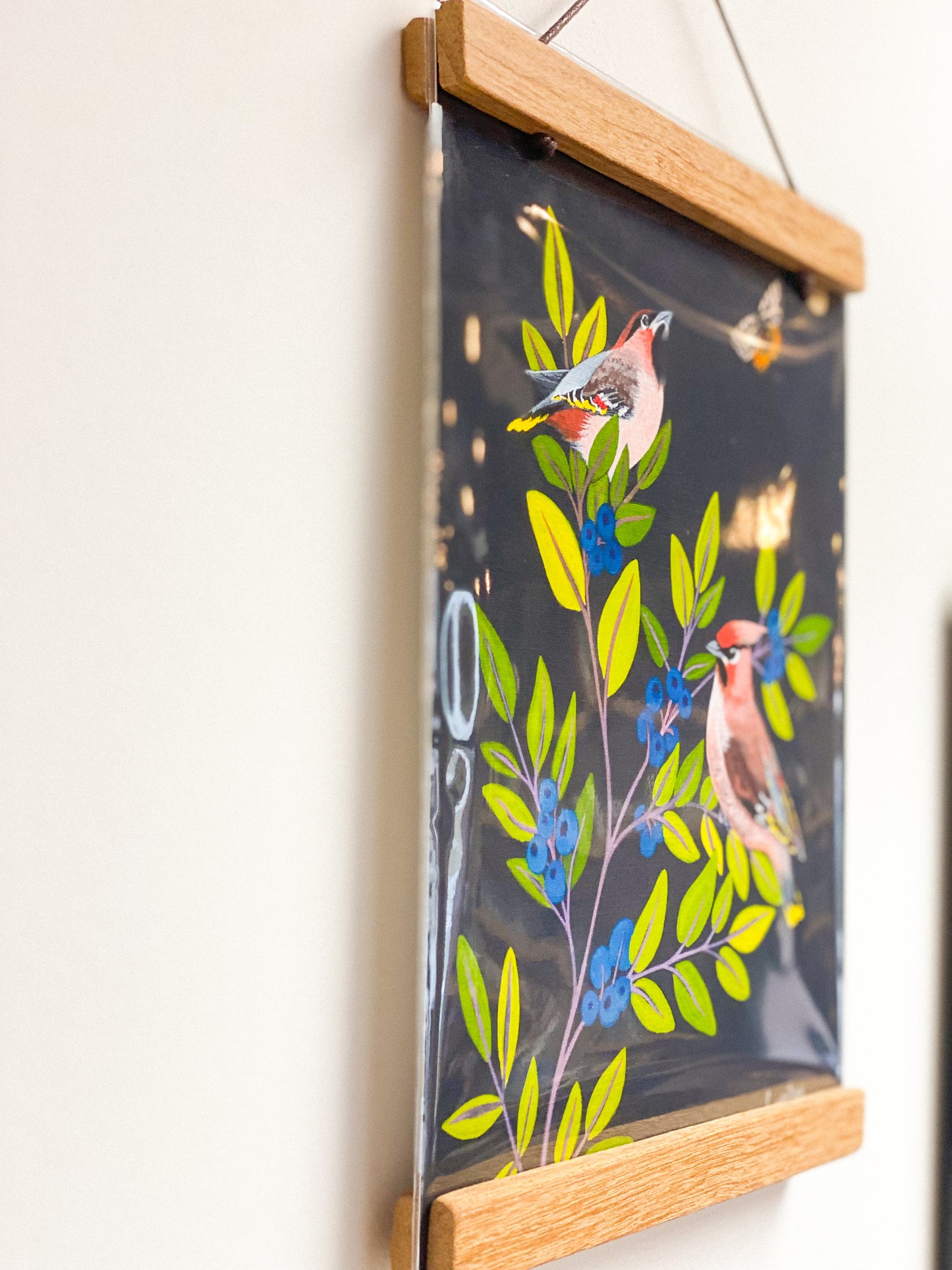 Magnetic Wood Art Print Hanger