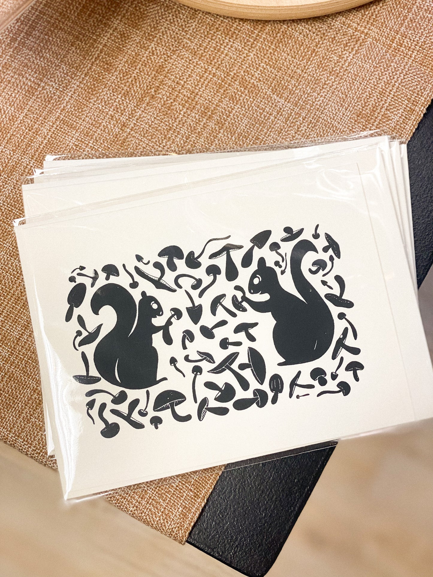 Squirrels Card by Hannah Gerrish