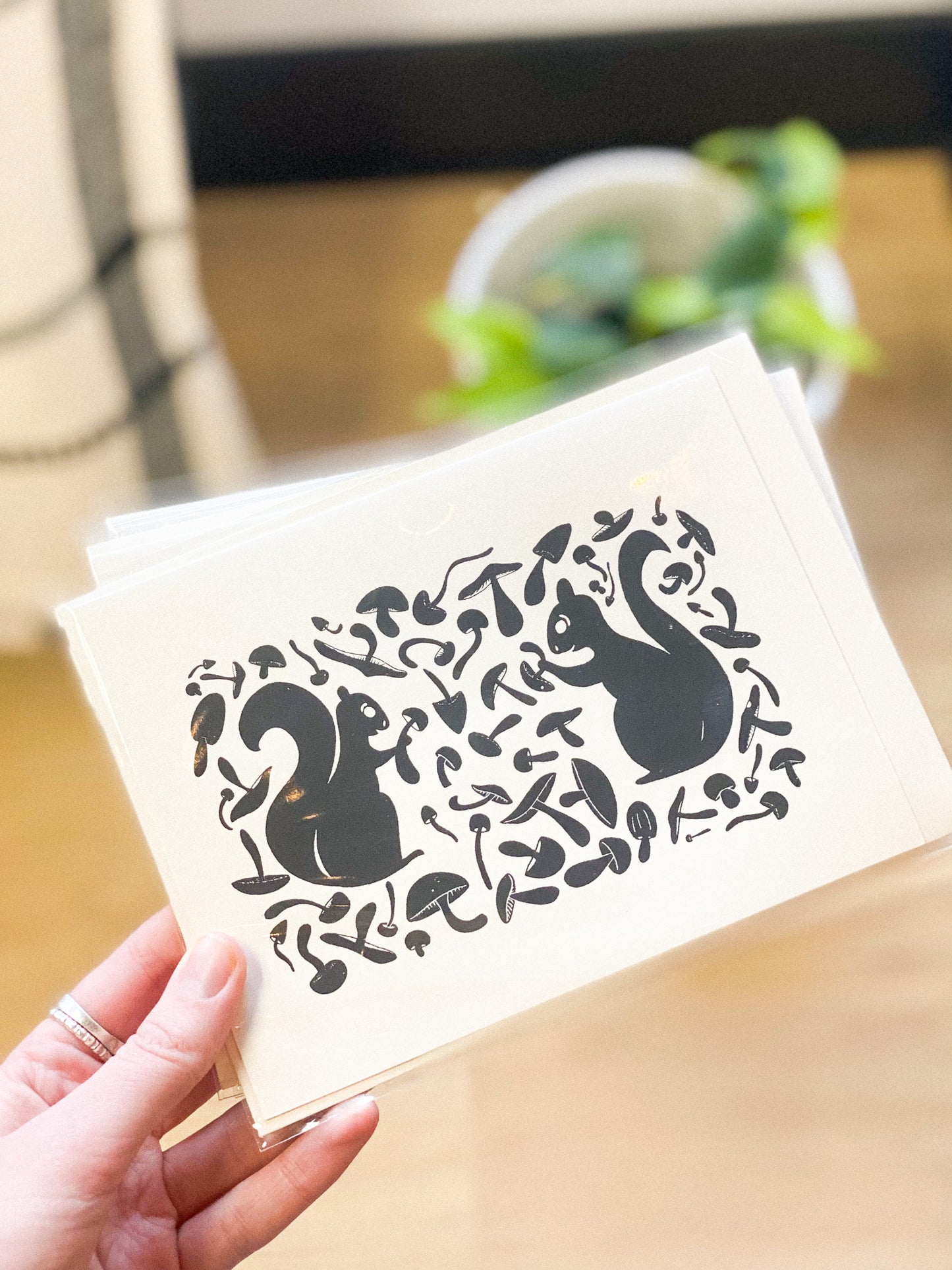 Squirrels Card by Hannah Gerrish