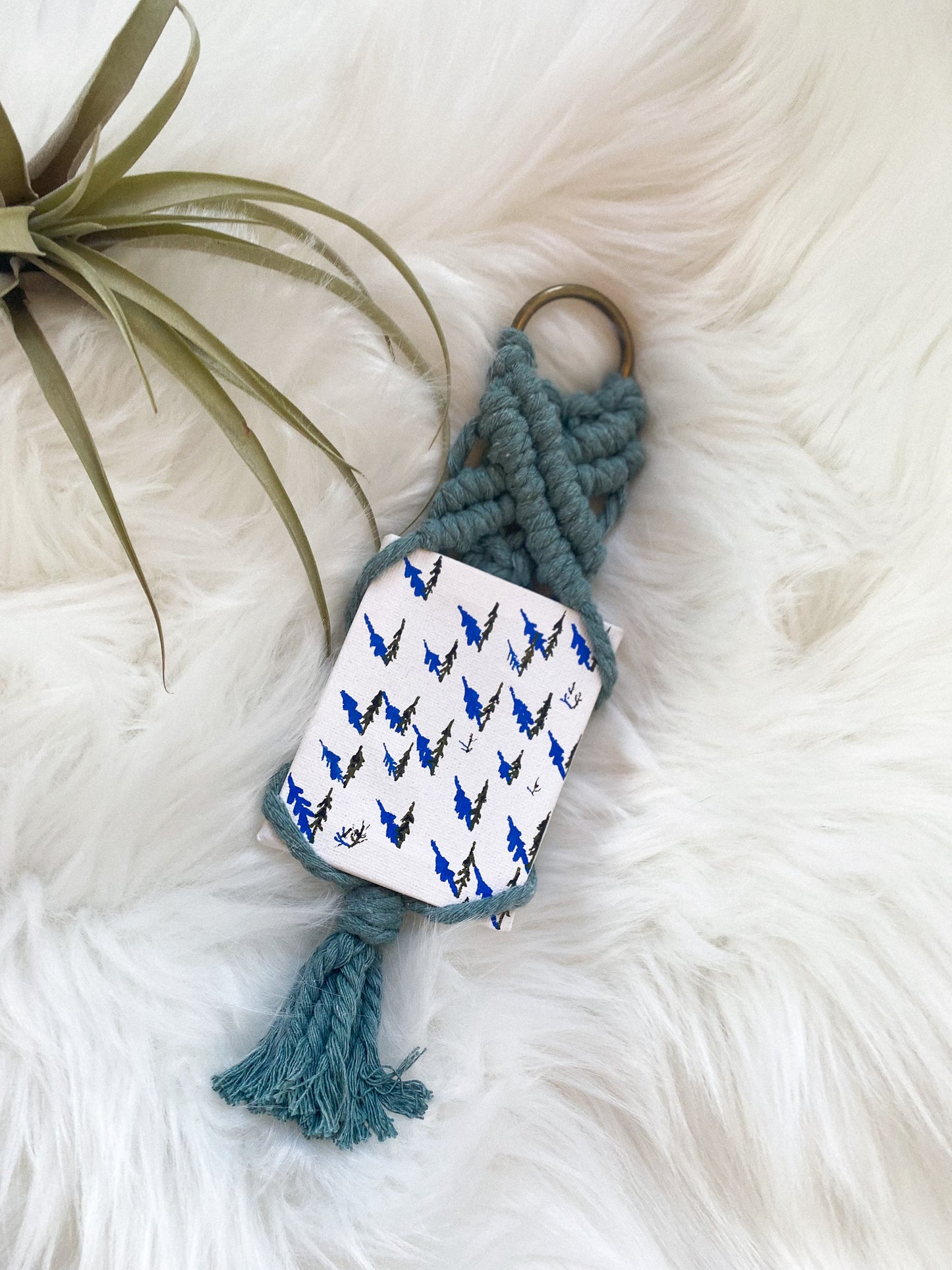 Shadows Macrame + Mini Original Painting by Wares by Maegan + Art by Anya Toelle