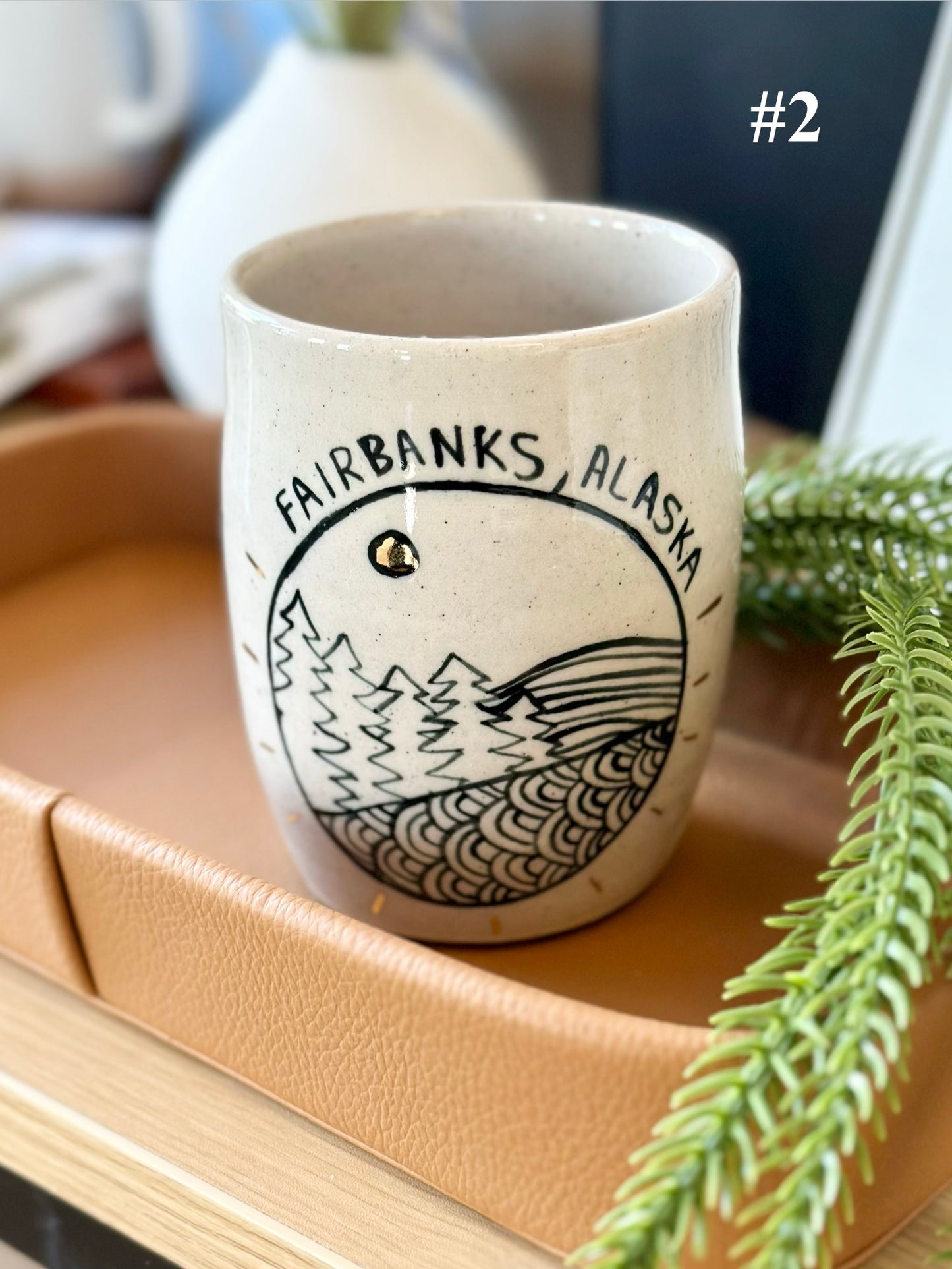 Fairbanks, Alaska Mug by Pickle Pottery