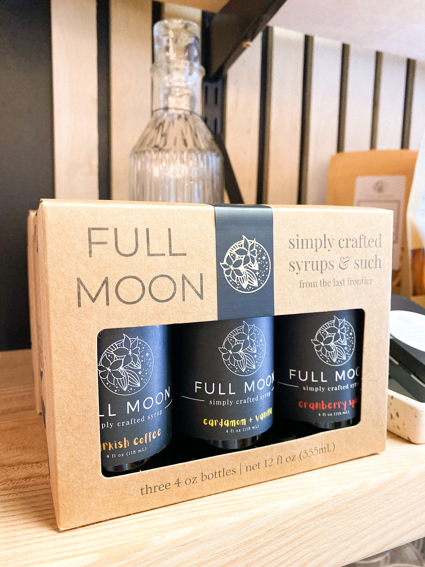 The Warm + Fuzzies Simple Syrup Gift Trio by Full Moon