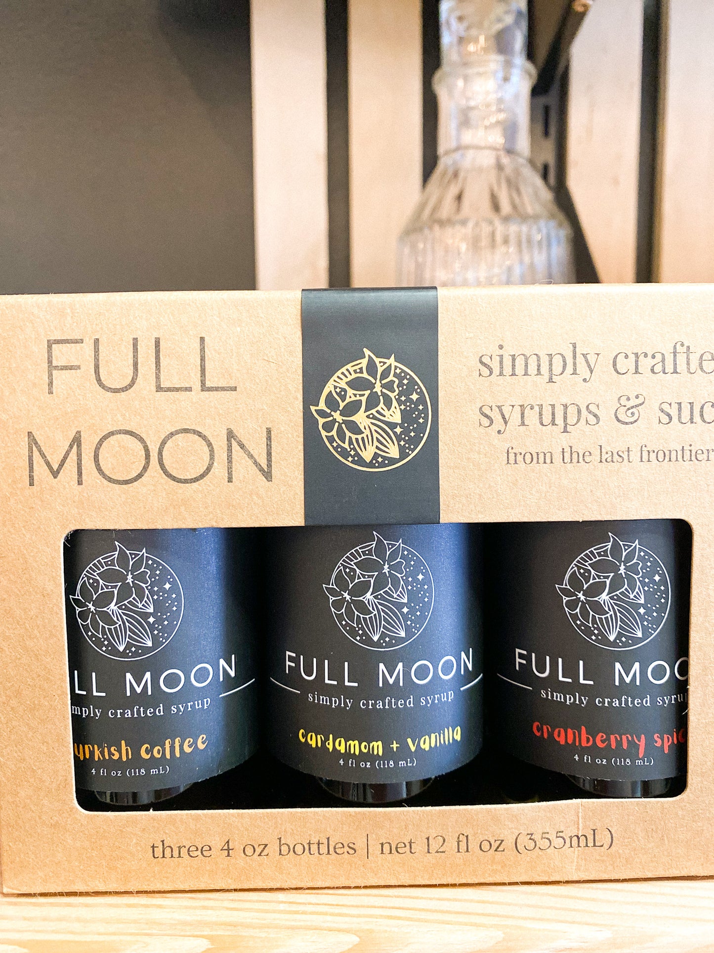 The Warm + Fuzzies Simple Syrup Gift Trio by Full Moon