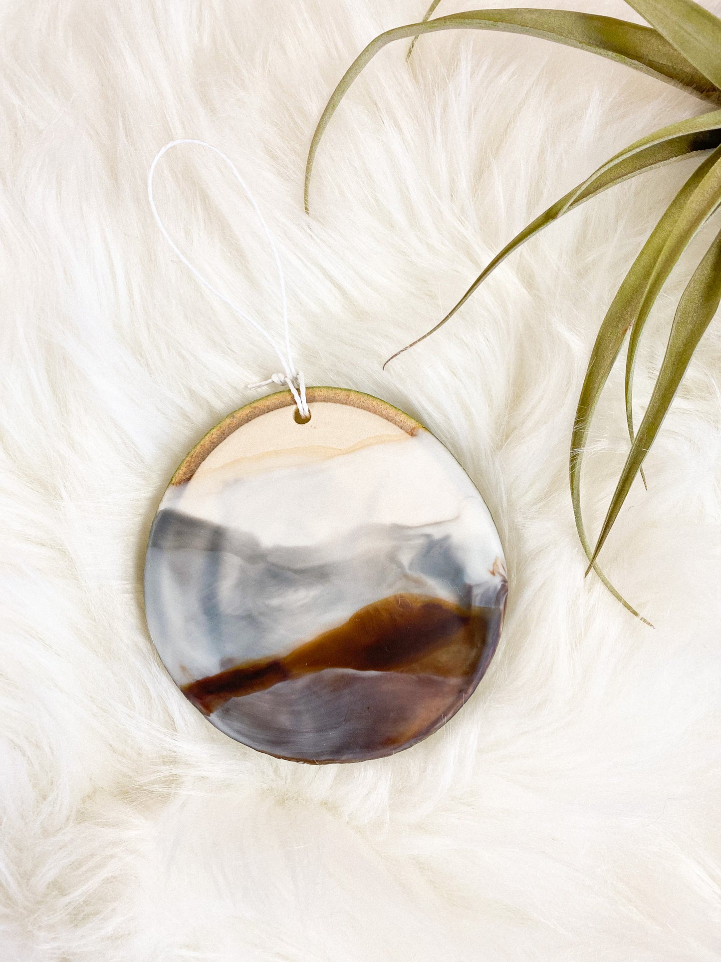 Encaustic Ornament by Lara McGlinchy