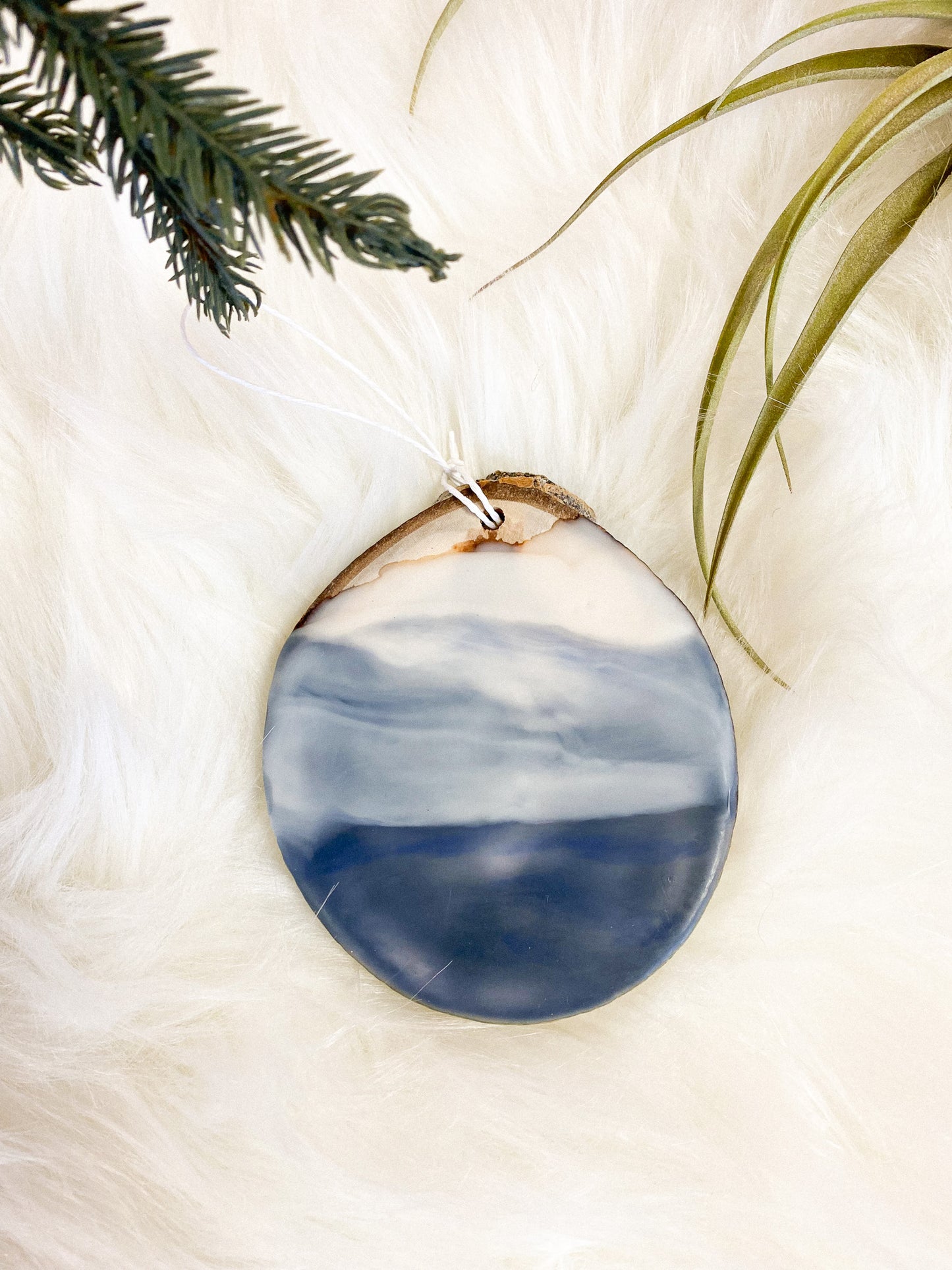 Encaustic Ornament by Lara McGlinchy