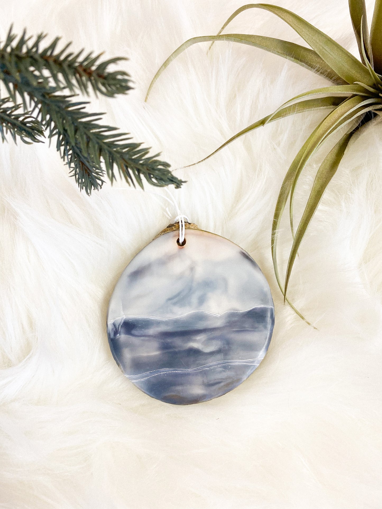 Encaustic Ornament by Lara McGlinchy