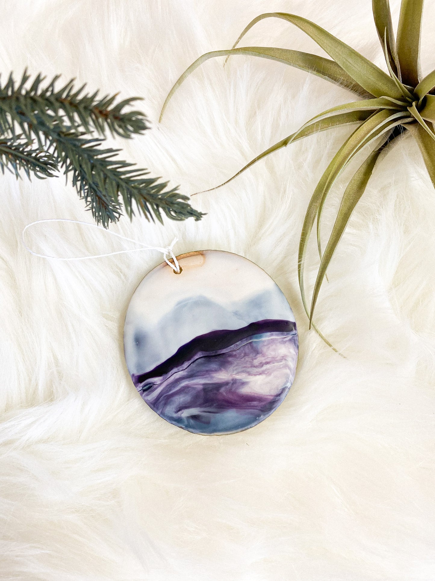 Encaustic Ornament by Lara McGlinchy
