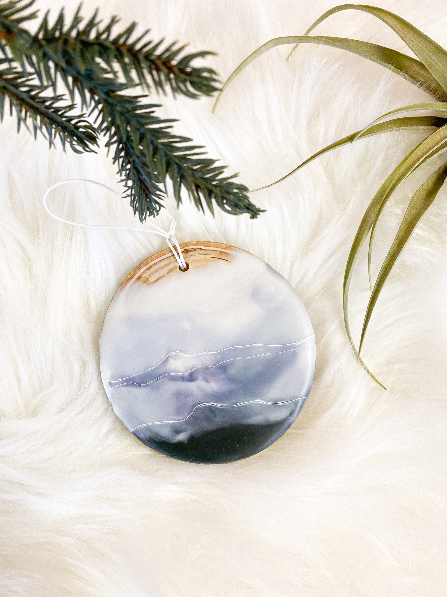 Encaustic Ornament by Lara McGlinchy