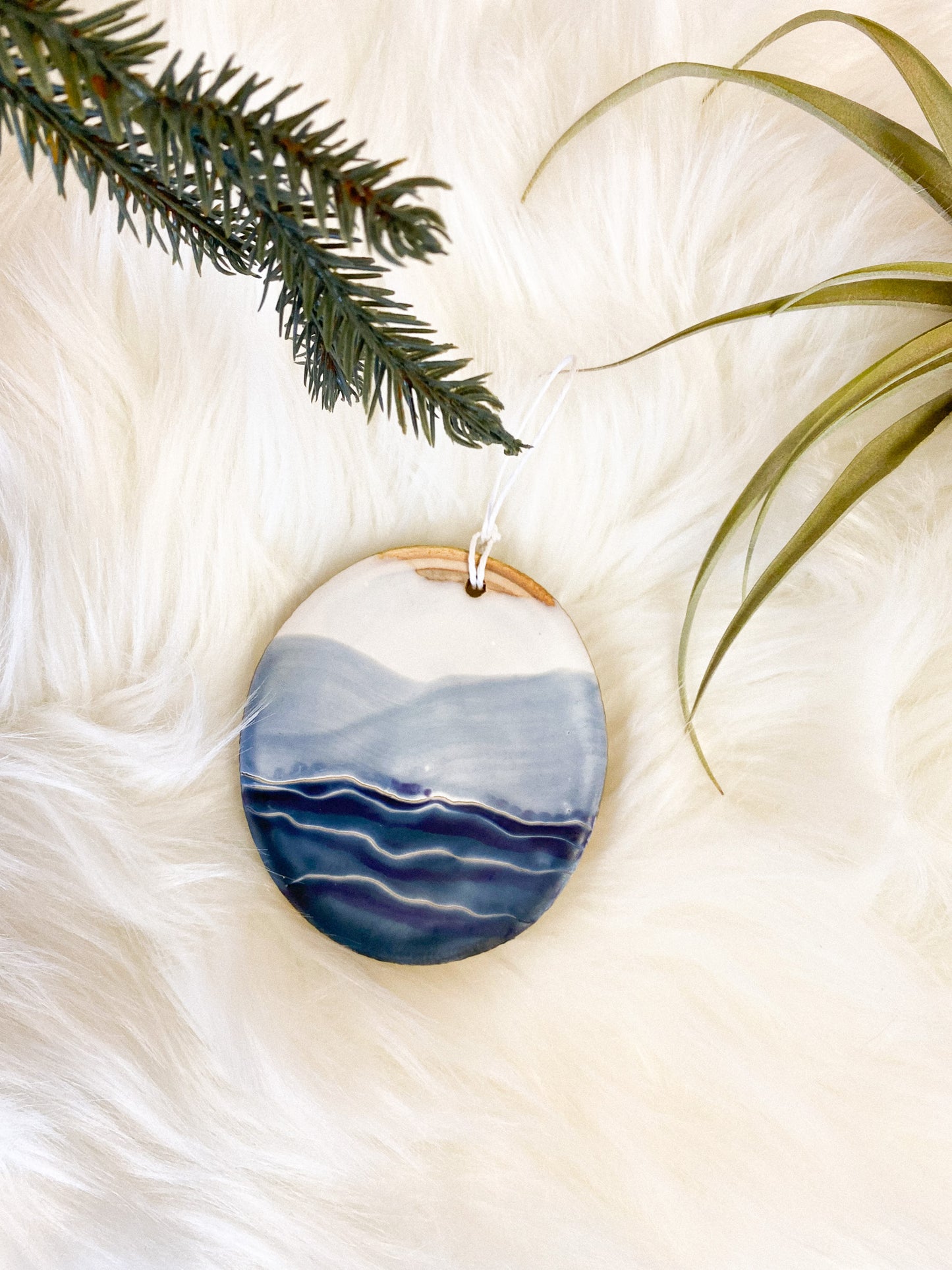 Encaustic Ornament by Lara McGlinchy