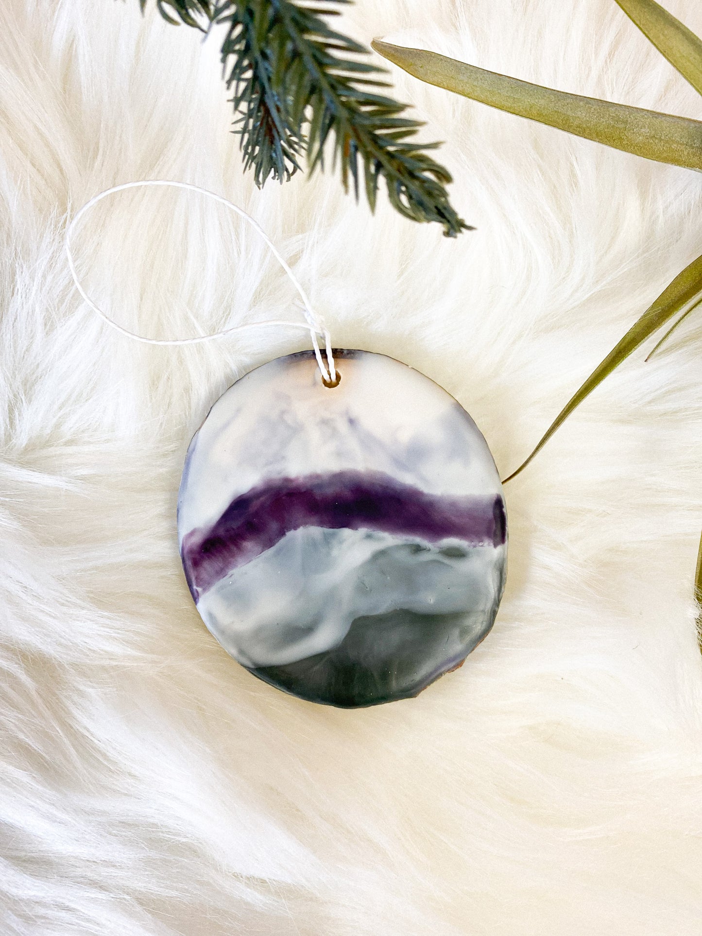 Encaustic Ornament by Lara McGlinchy