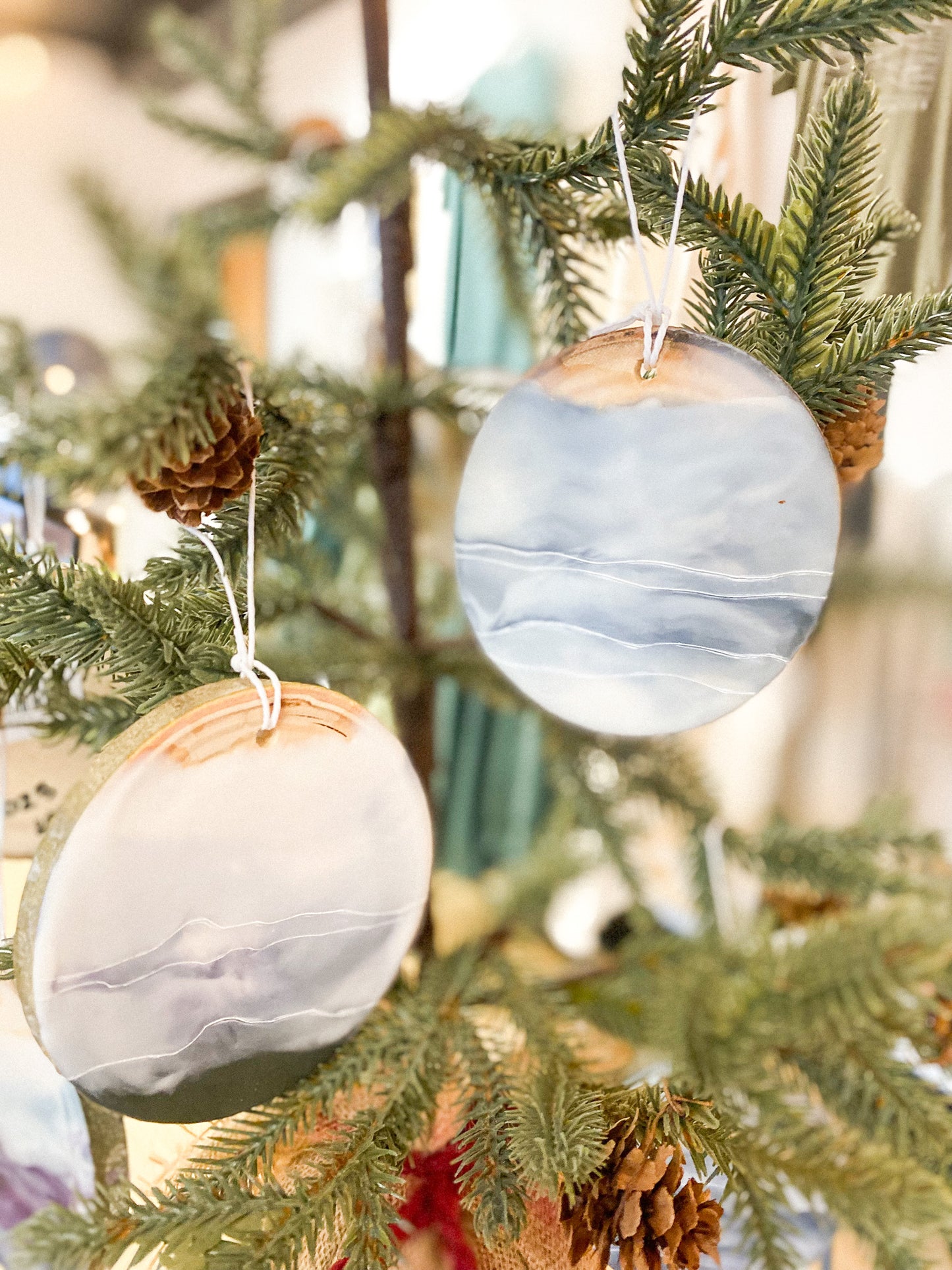 Encaustic Ornament by Lara McGlinchy