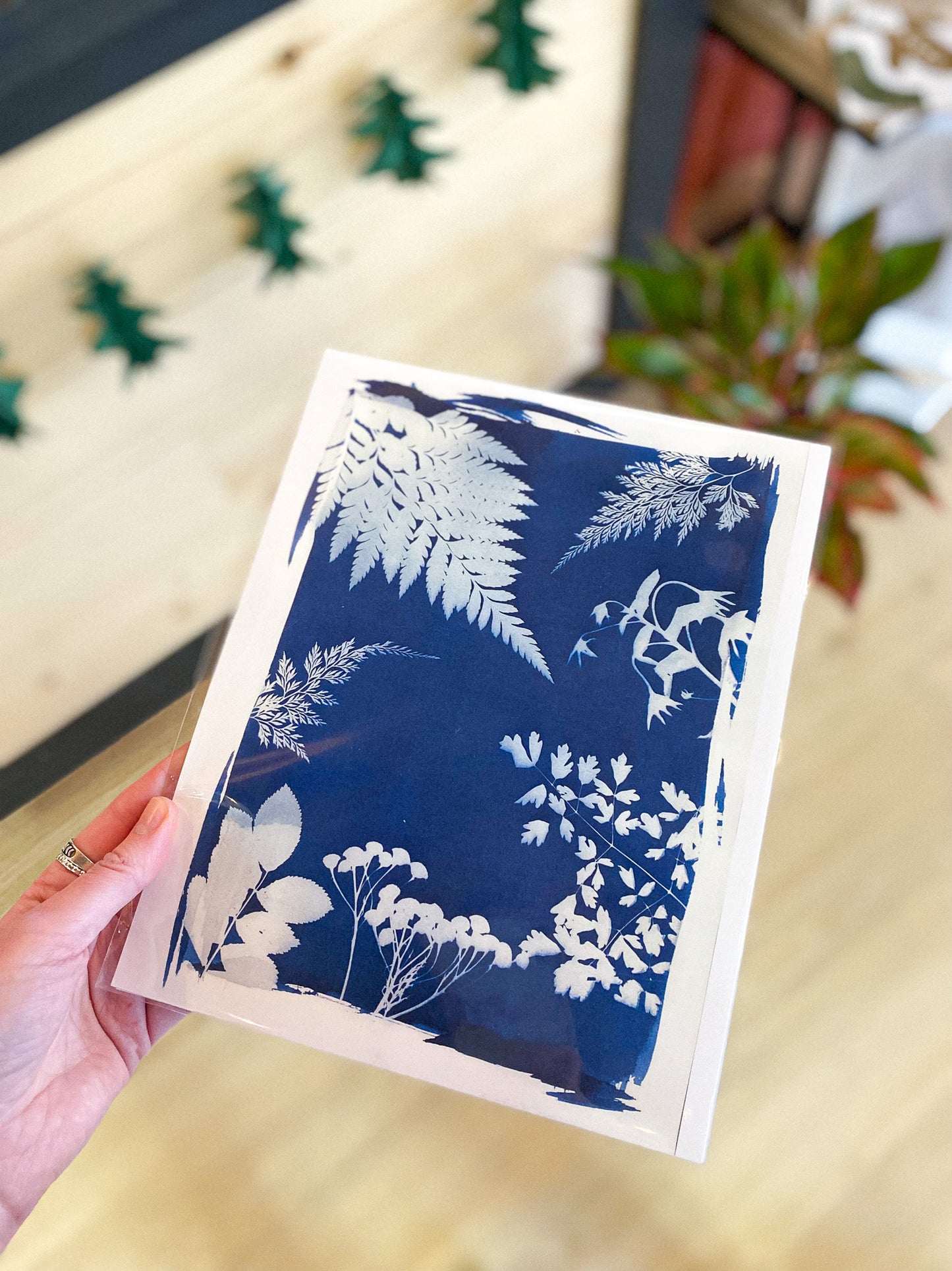 Cyanotype 8x10 Print by AK Sunprints