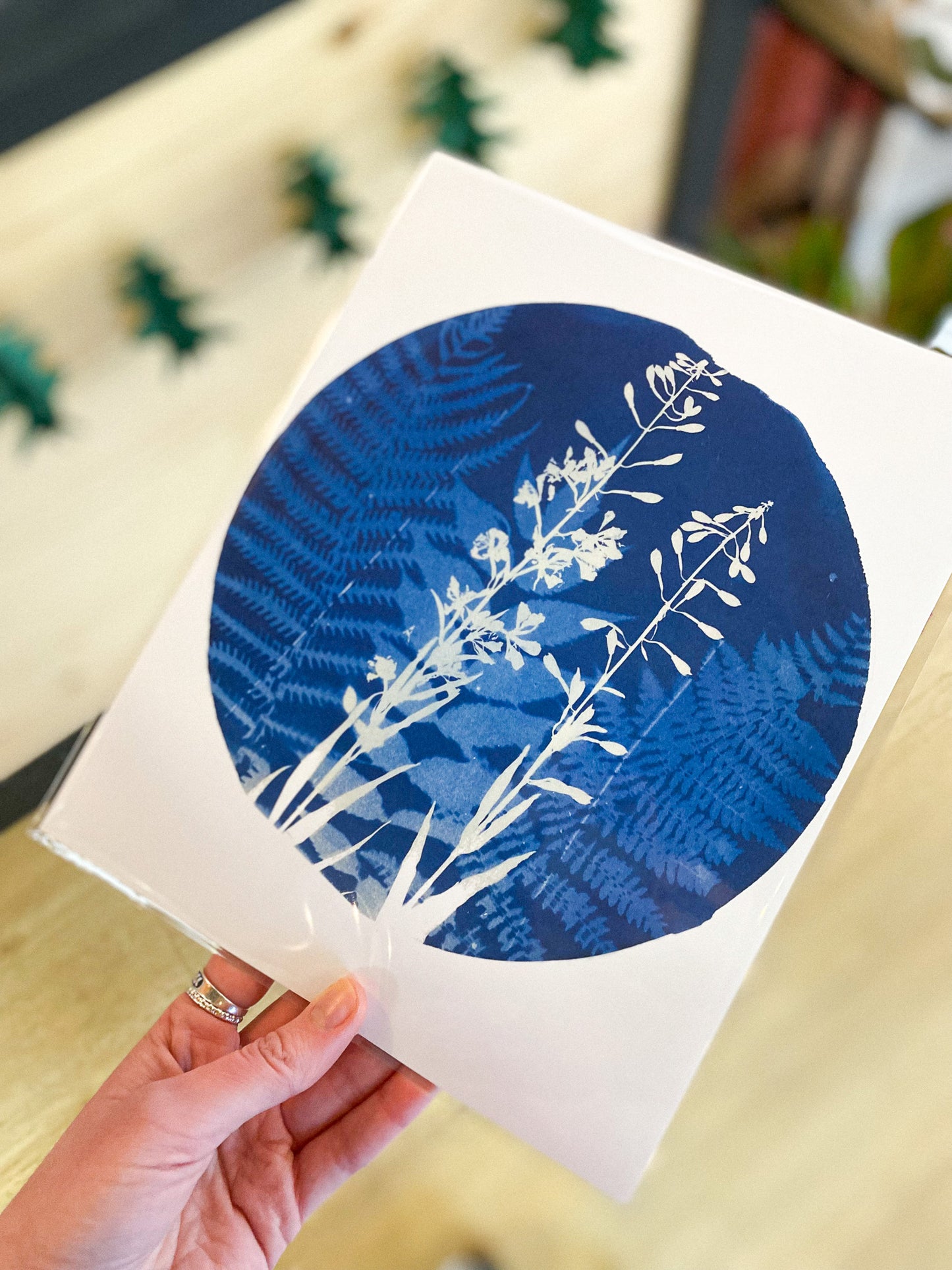 Cyanotype 8x10 Print by AK Sunprints