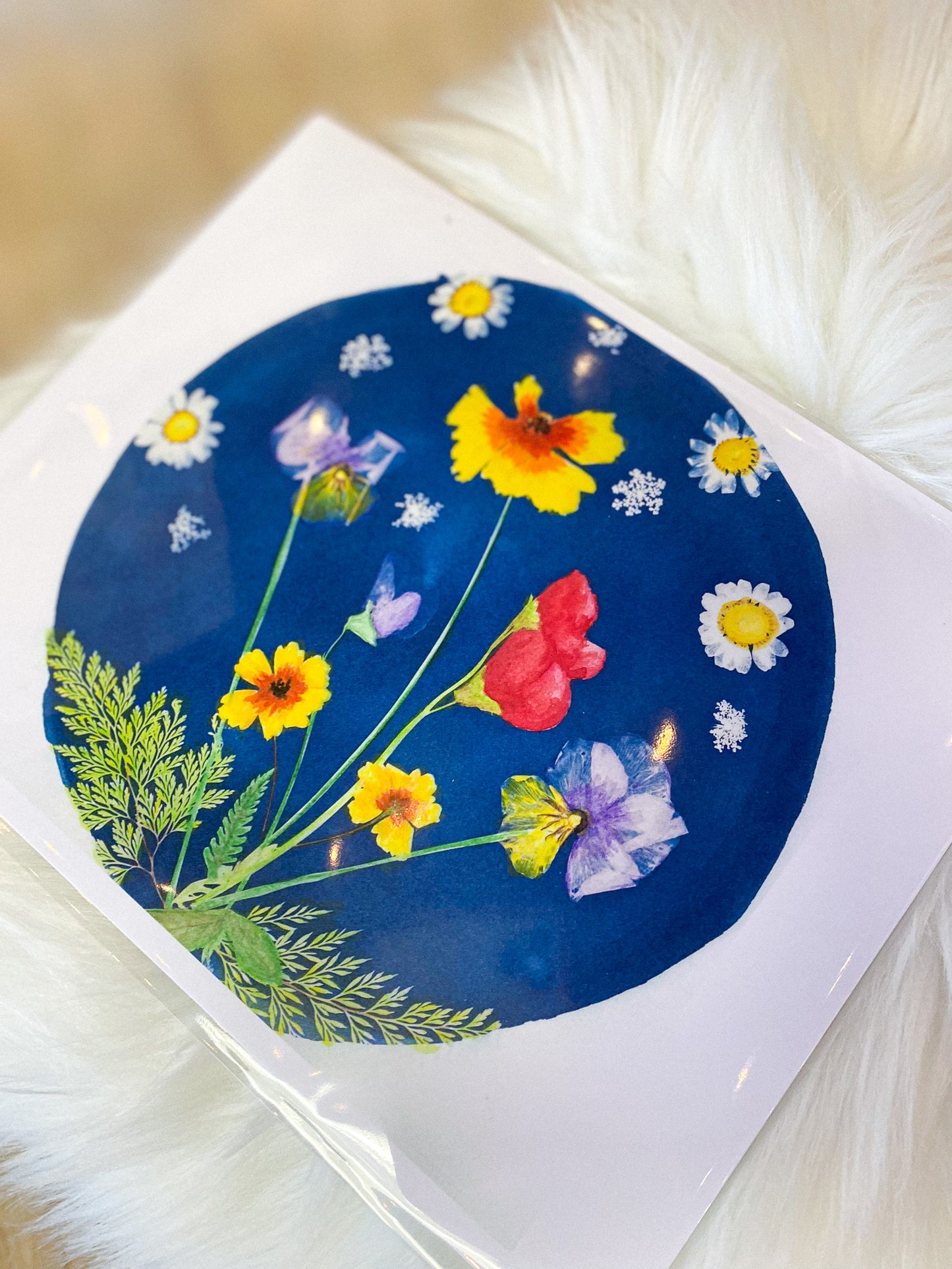 Cyanotype 8x10 Print by AK Sunprints