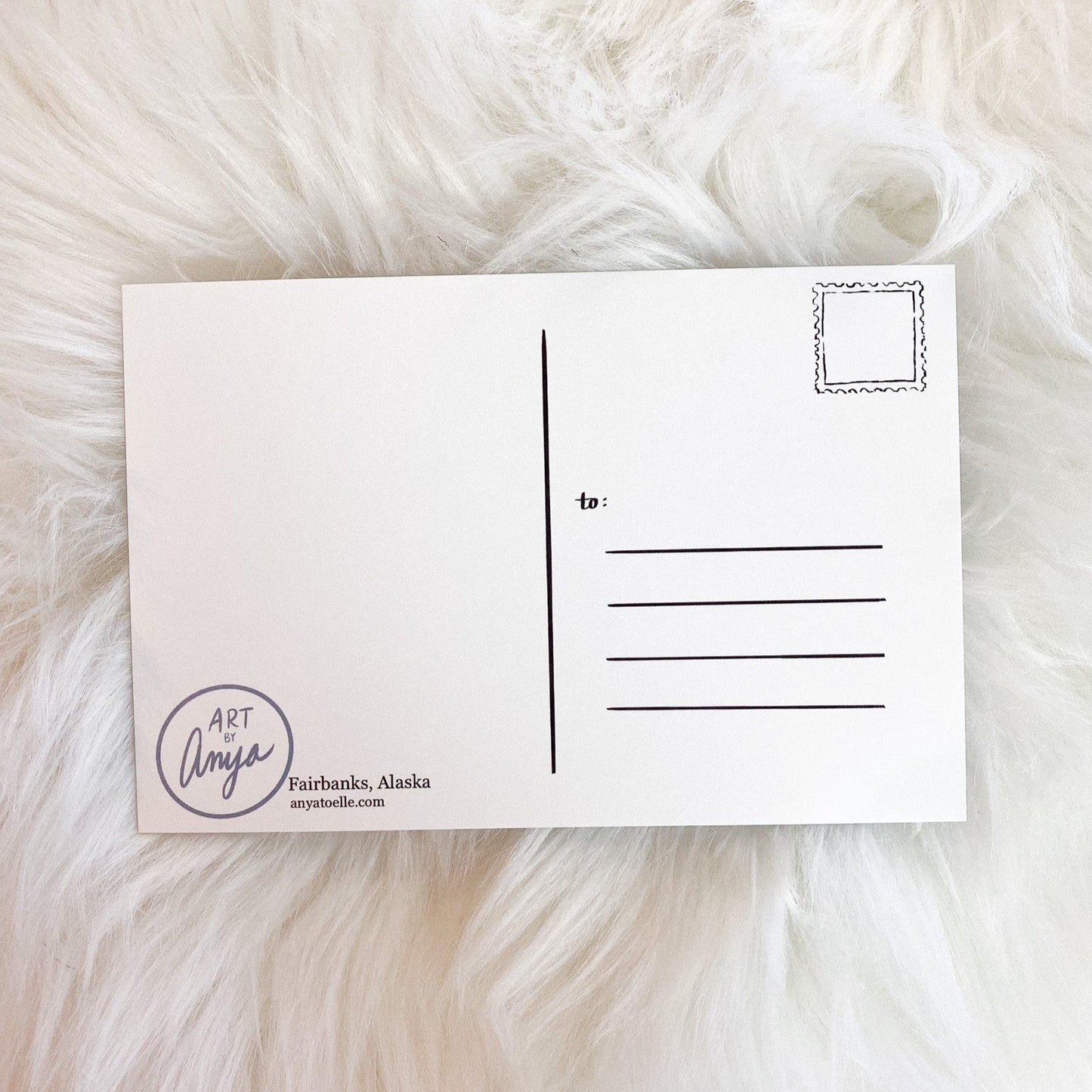 Alaska Postcard by Anya Toelle