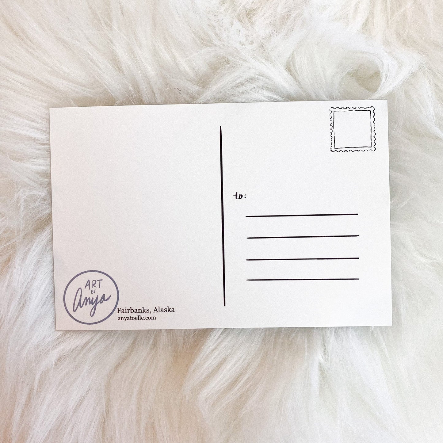 Flying North Postcard by Anya Toelle