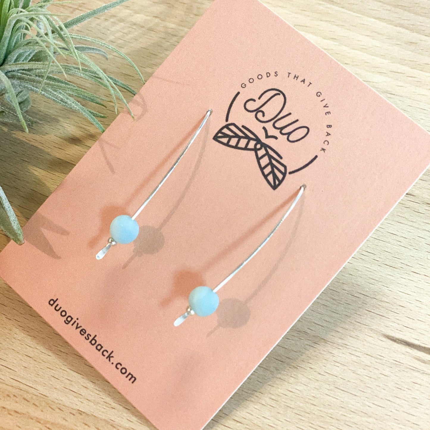 Dawn Threader Earrings by DUO Goods