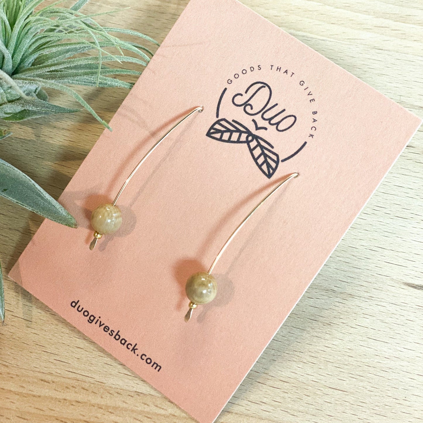 Dawn Threader Earrings by DUO Goods