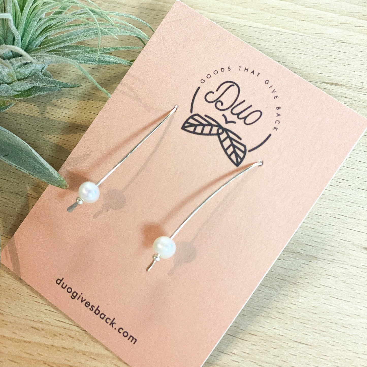 Dawn Threader Earrings by DUO Goods