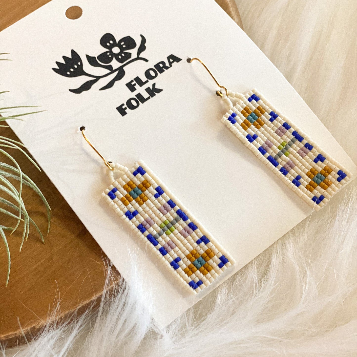 Nordic Crossing Earrings by Flora Folk
