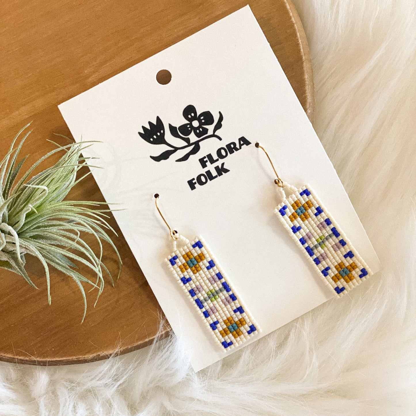 Nordic Crossing Earrings by Flora Folk