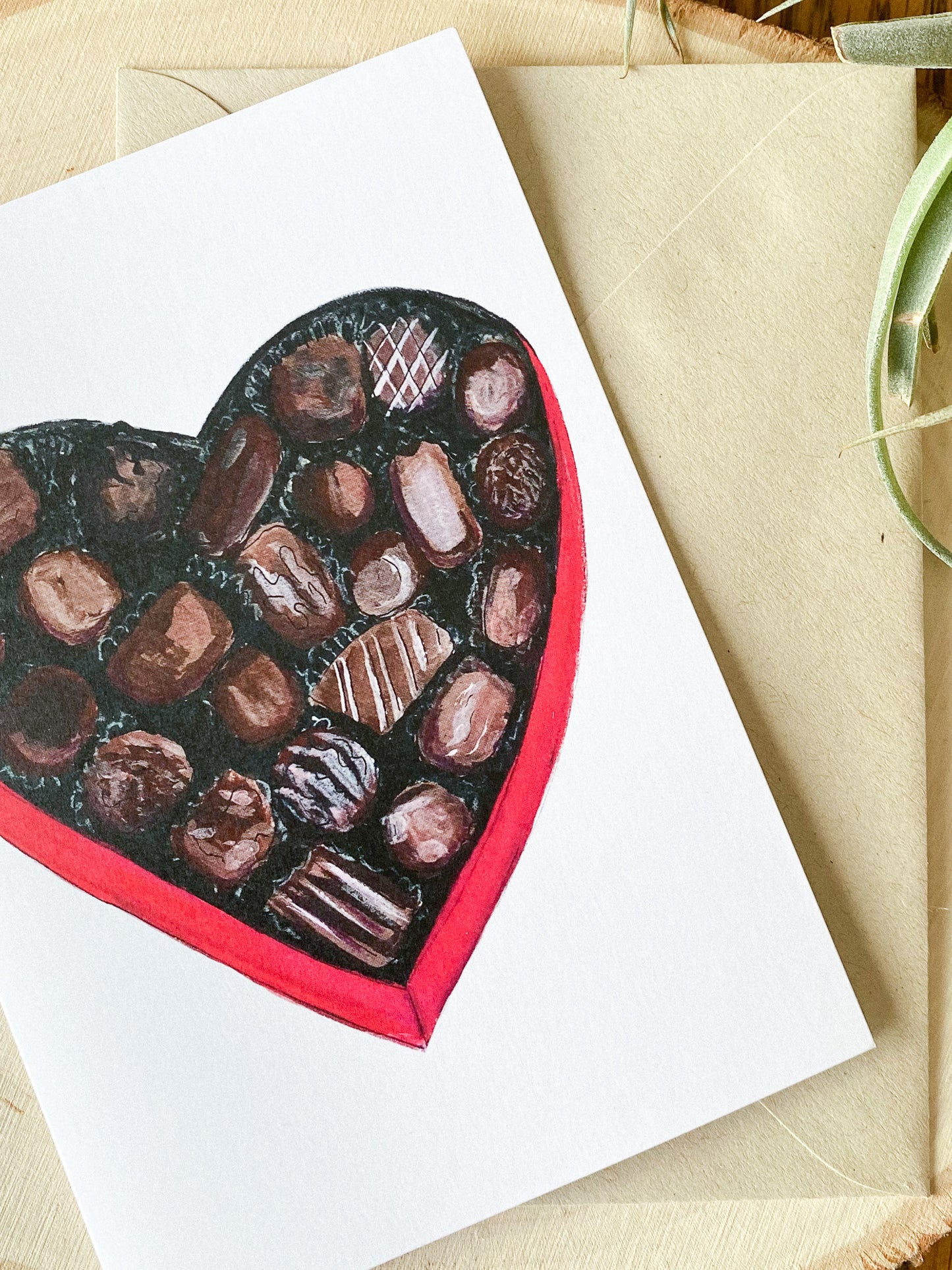 Box of Chocolates Card by Anya Toelle