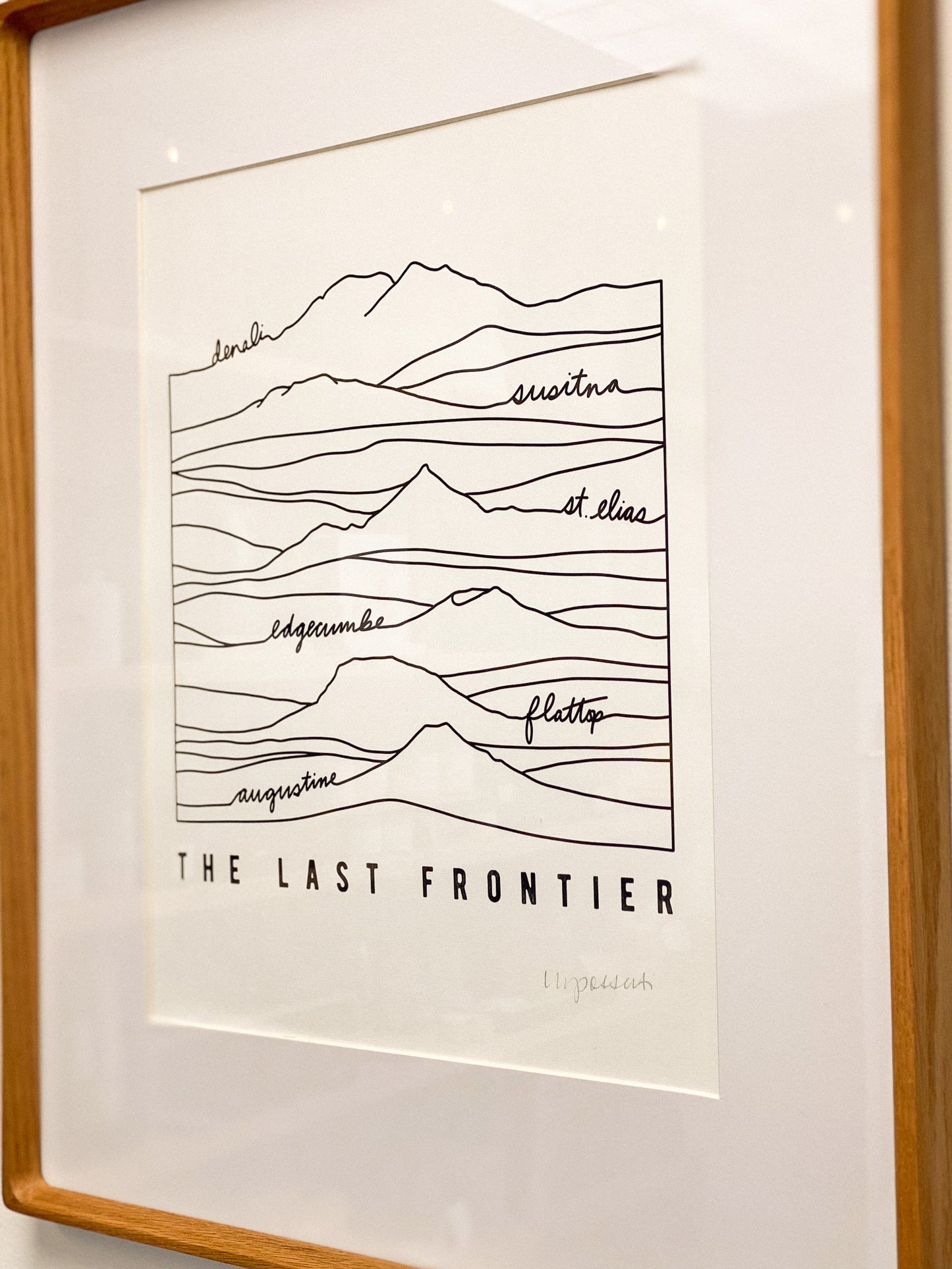 Fault Lines Framed 16x20 Print by Printworthy