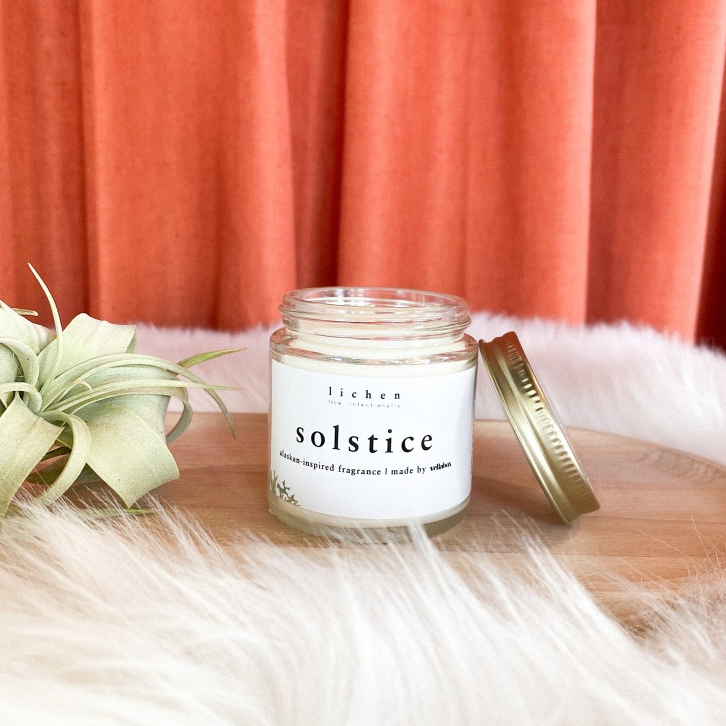 Solstice Soy Wax Candle by Lichen x Vellabox