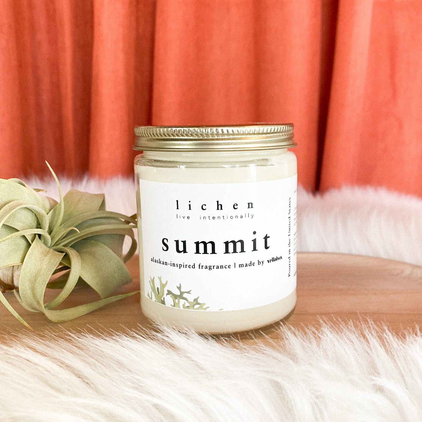Summit Soy Wax Candle by Lichen x Vellabox