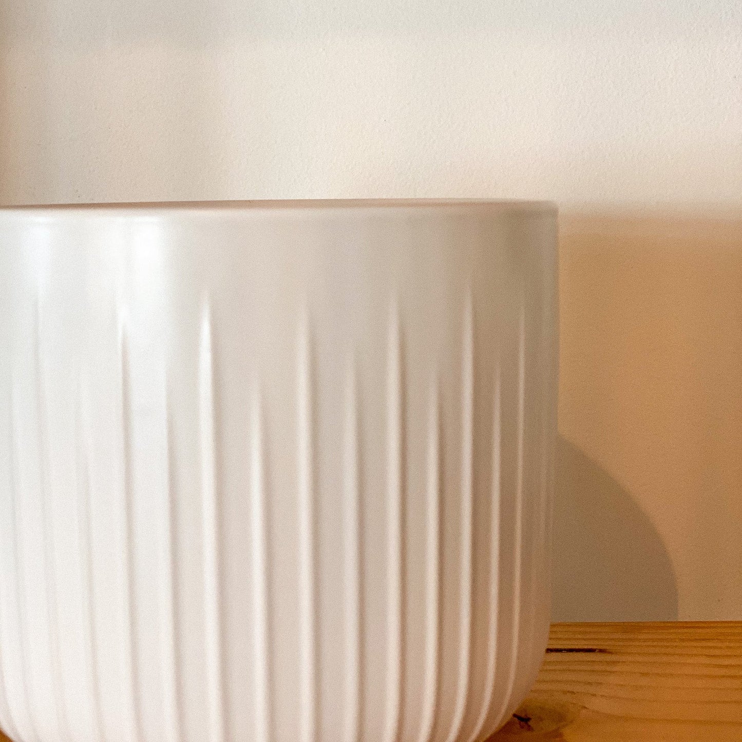 Upline Ceramic 5" Planter | White