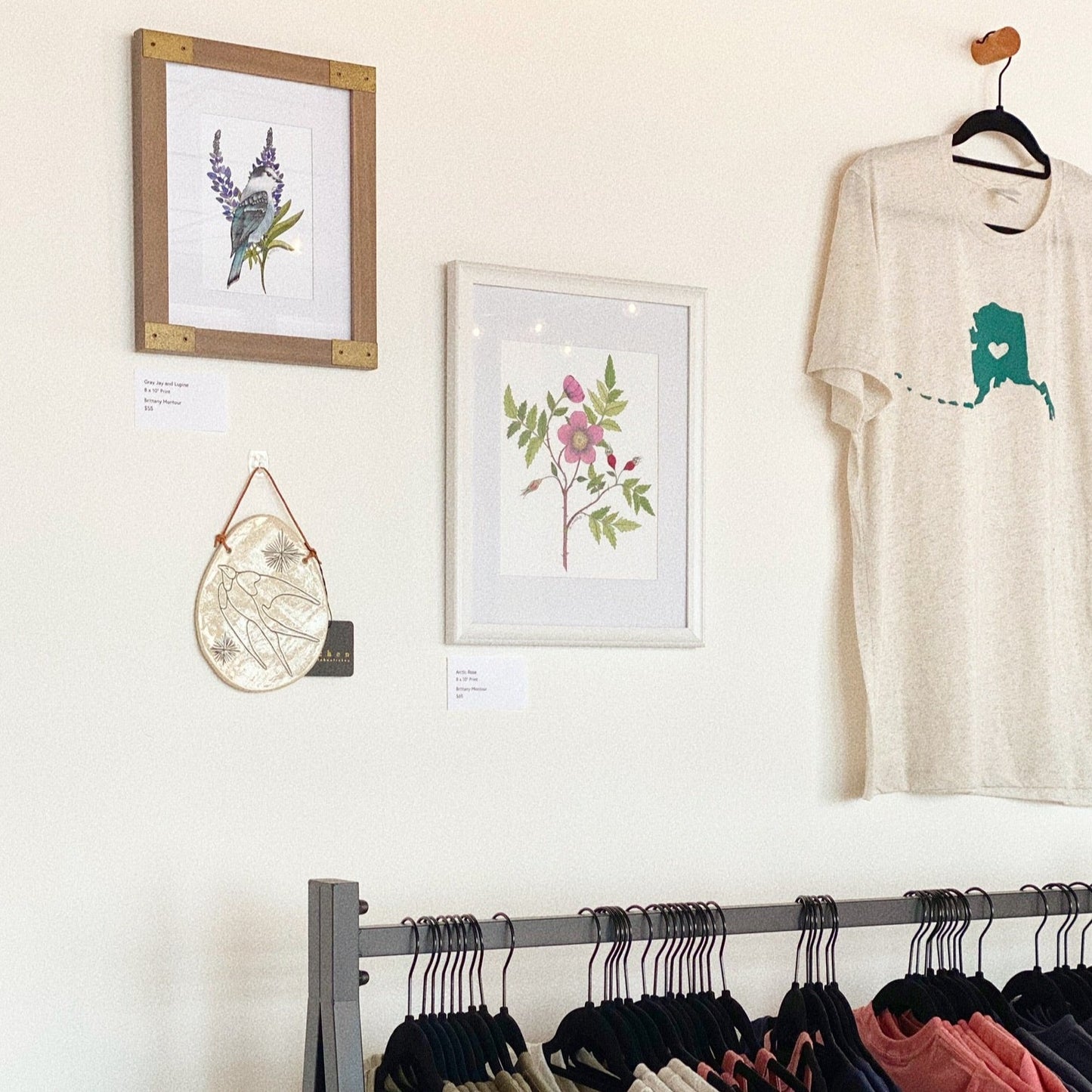 Arctic Rose Framed 8x10 Print by Brittany Montour