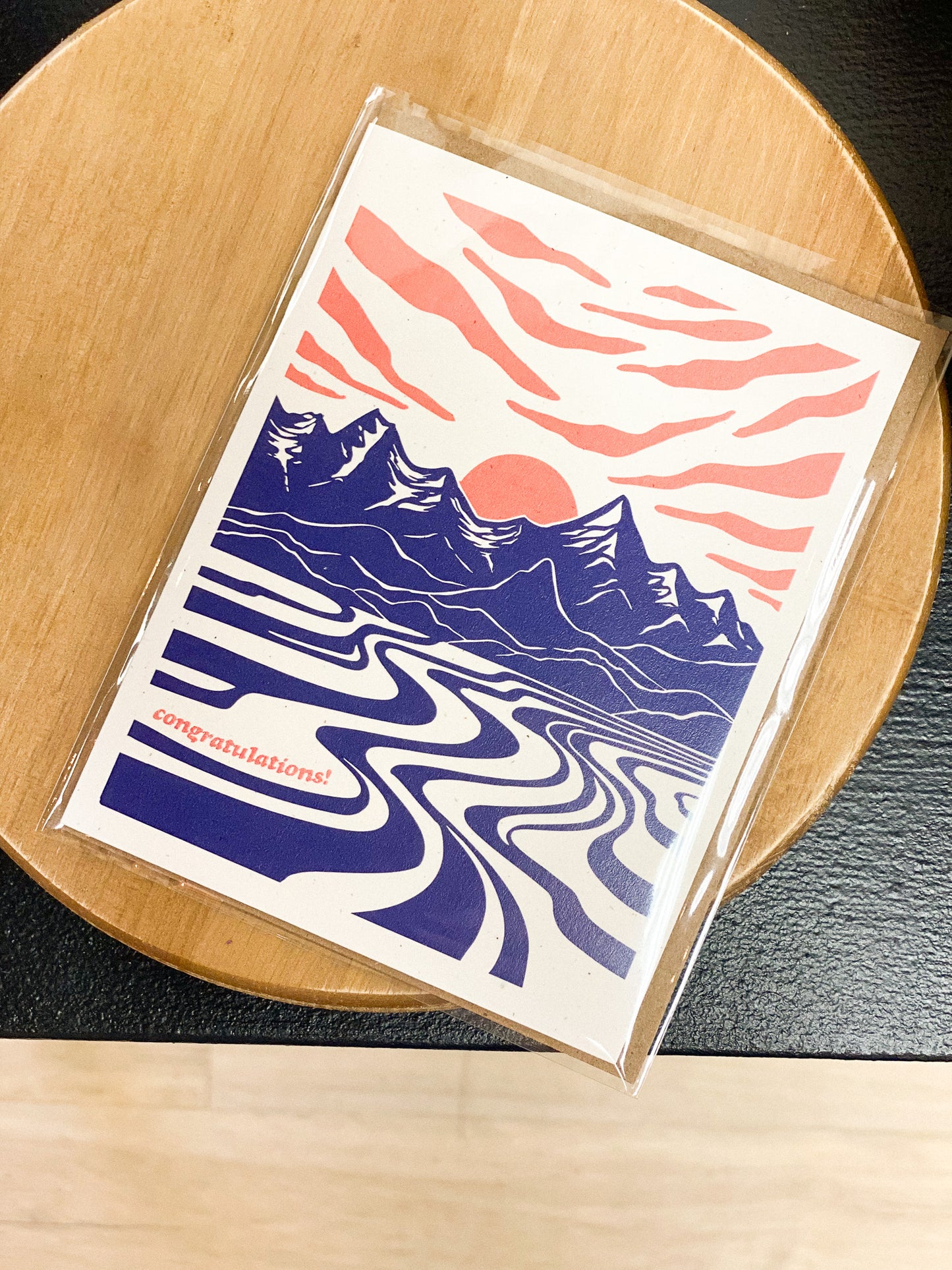 Congratulations Card by Adrift Prints