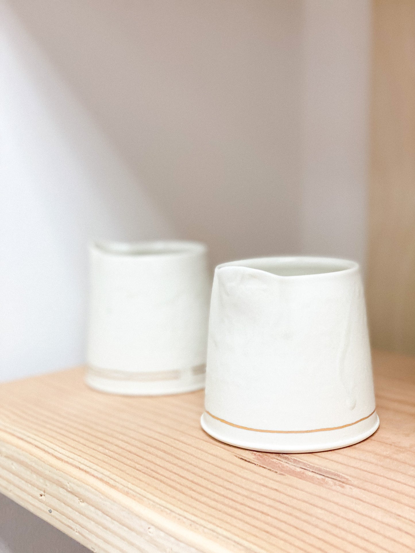 Porcelain Creamer Cup by K.Olson
