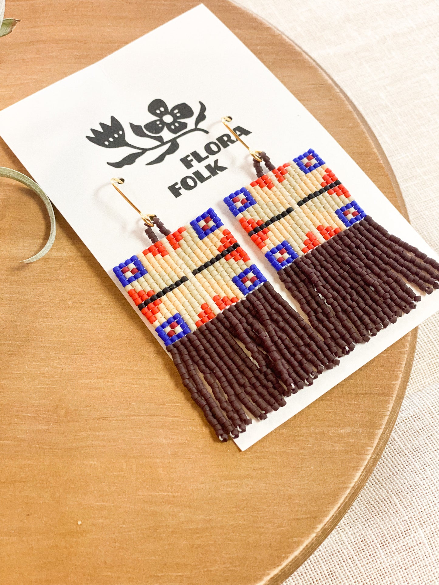 Scandinavian Star Earrings by Flora Folk