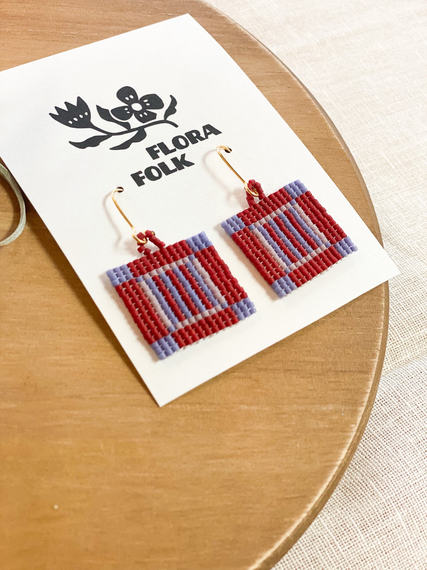 Open Abstract Floral Earrings by Flora Folk
